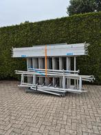 Groot aluminium rolsteiger met handige opslagbok, Doe-het-zelf en Verbouw, Steigers, Ophalen of Verzenden, Zo goed als nieuw, Rolsteiger of Kamersteiger