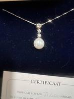 Prachtige zilveren ketting+shellparel van di lusso NU €29,95, Nieuw, Ophalen of Verzenden, Zilver, Overige materialen