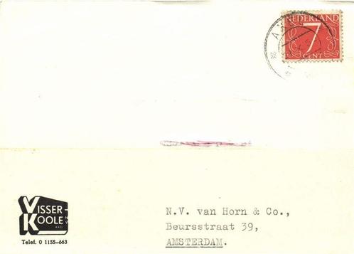 Visser-Koole, Axel - 10.1956 - briefkaart, Postzegels en Munten, Brieven en Enveloppen | Nederland, Briefkaart, Ophalen of Verzenden