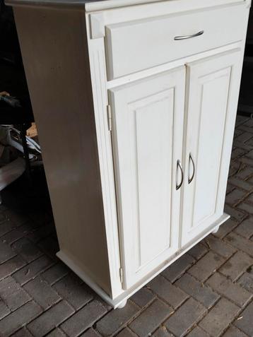 Witte Keukenkast met Lade en Deuren