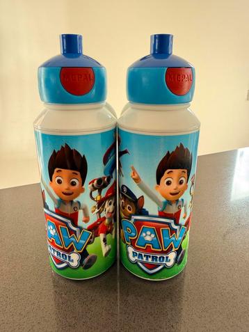 2 Mepal Paw Patrol Drinkflessen - Nieuw! beschikbaar voor biedingen