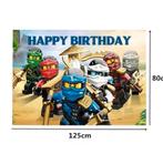 Ninjago happy birthday, Ophalen of Verzenden, Nieuw, Versiering, Verjaardag