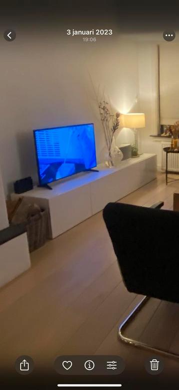 IKEA Besta 2 x 120 wit glanzend - afbeelding 1