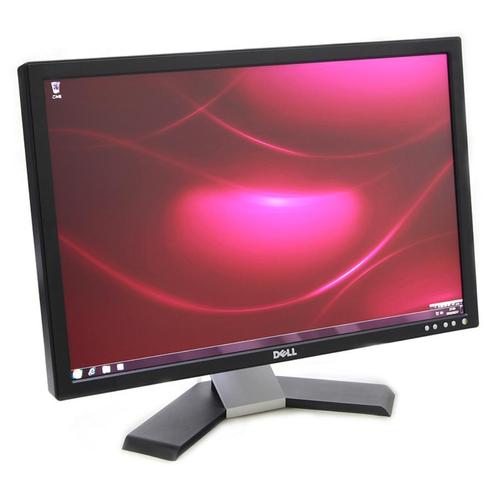 Dell E248WFPB Zwart 24 inch S-PVA, Computers en Software, Monitoren, Gebruikt, 60 Hz of minder, DVI, In hoogte verstelbaar, Draaibaar