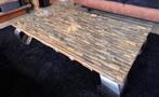 Mooie grote salontafel 100x180x43cm, Huis en Inrichting, Tafels | Salontafels, Ophalen, Gebruikt, 50 tot 100 cm, Glas