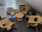 Rotan stoelen en tafel - complete set!  NIEUW!, Huis en Inrichting, Stoelen, Ophalen, Bruin, Nieuw, Riet of Rotan
