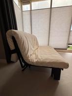 Slaapbank met futon matras, Huis en Inrichting, Ophalen, Gebruikt, Beige, 140 cm