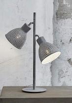 Copparo tafellamp grijs metaal - Pronto, Ophalen of Verzenden, Zo goed als nieuw, Metaal, Minder dan 50 cm