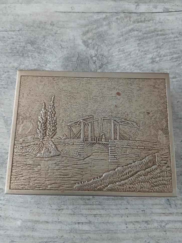Vintage Sieradendoosje met Brug, Antiek en Kunst, Antiek | Overige Antiek, Ophalen of Verzenden