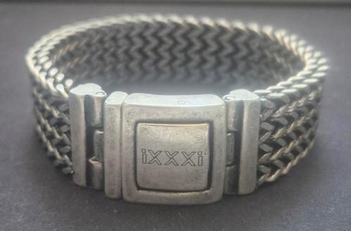 Heren armband iXXXi Amsterdam – roestvrij staal, vintage, Sieraden, Tassen en Uiterlijk, Armbanden, Zo goed als nieuw, Staal, Zilver