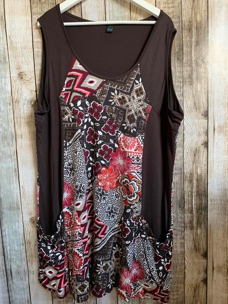 Super leuk MS Mode tuniek (Maat 3XL), Kleding | Dames, Grote Maten, Gedragen, Blouse of Tuniek, Bruin, Verzenden
