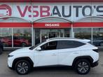 Hyundai TUCSON 1.6 T-GDI AUT. MHEV LED NAVI CAMERA CARPLAY A, Auto's, Automaat, Gebruikt, Huisgarantie, Wit