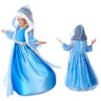 SUPER SALE Frozen Elsa Jurk met capuchon maat 140/146, Ophalen of Verzenden, Nieuw, Meisje, Jurk of Rok