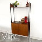 Vintage, midcentury Simpla Lux wandkast, modulaire kast, Ophalen, -, -, Minder dan 150 cm