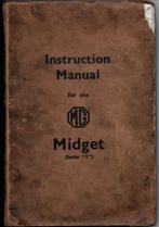 MG Midget shop manual series T 1938, Ophalen of Verzenden
