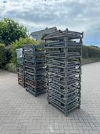 22 stalen stapelbare kooien / gaascontainers – inklapbaar, Ophalen of Verzenden