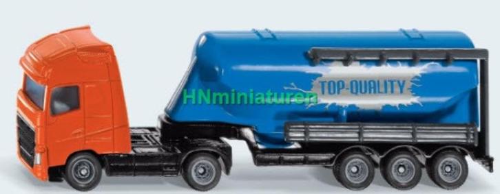 Siku 1792 Vrachtauto + silo oplegger, Hobby en Vrije tijd, Modelauto's | 1:87, Nieuw, Bus of Vrachtwagen, SIKU, Ophalen of Verzenden