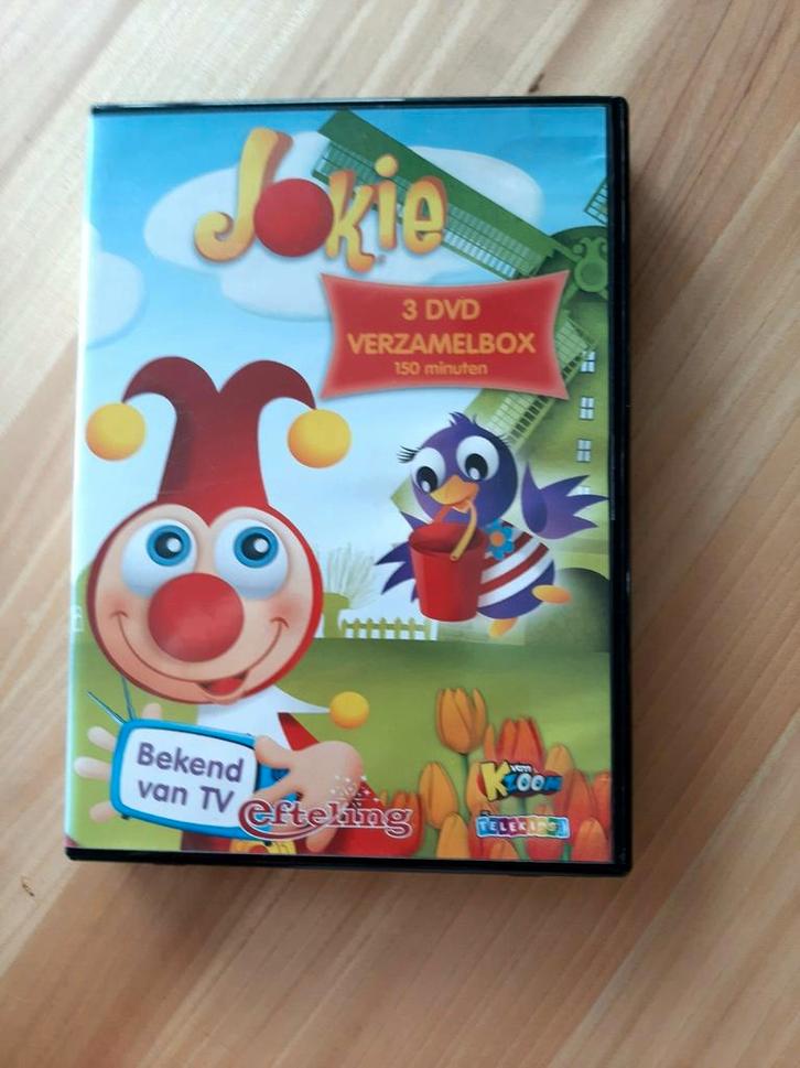 Box set met 3 DVD's van Jokie, zo goed als nieuw, Cd's en Dvd's, Dvd's | Kinderen en Jeugd, Zo goed als nieuw, Avontuur, Boxset