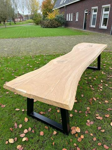 Eiken boomstamtafel 320cm beschikbaar voor biedingen