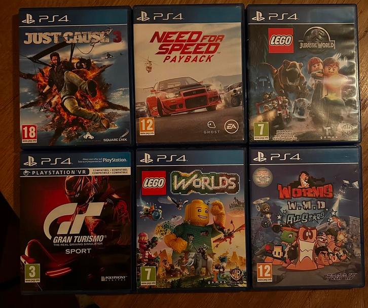 PS4 GAMES 17 stuks!!, Spelcomputers en Games, Games | Sony PlayStation Vita, Gebruikt, Overige genres, 3 spelers of meer, Vanaf 3 jaar