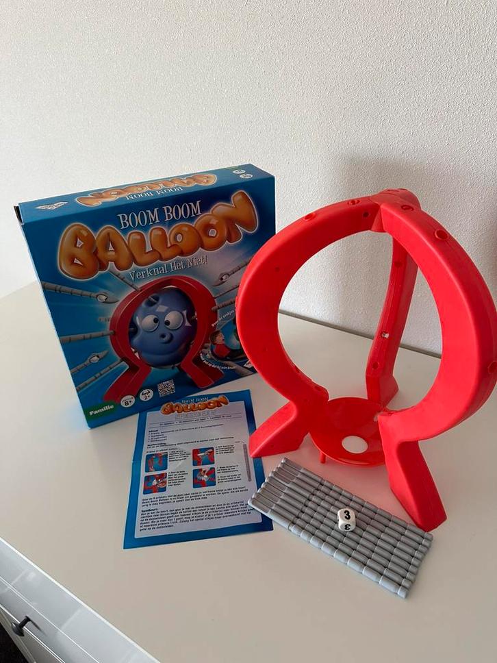 Boom Boom Balloon – zo goed als nieuw – compleet spel!, Hobby en Vrije tijd, Gezelschapsspellen | Overige, Zo goed als nieuw, Ophalen of Verzenden