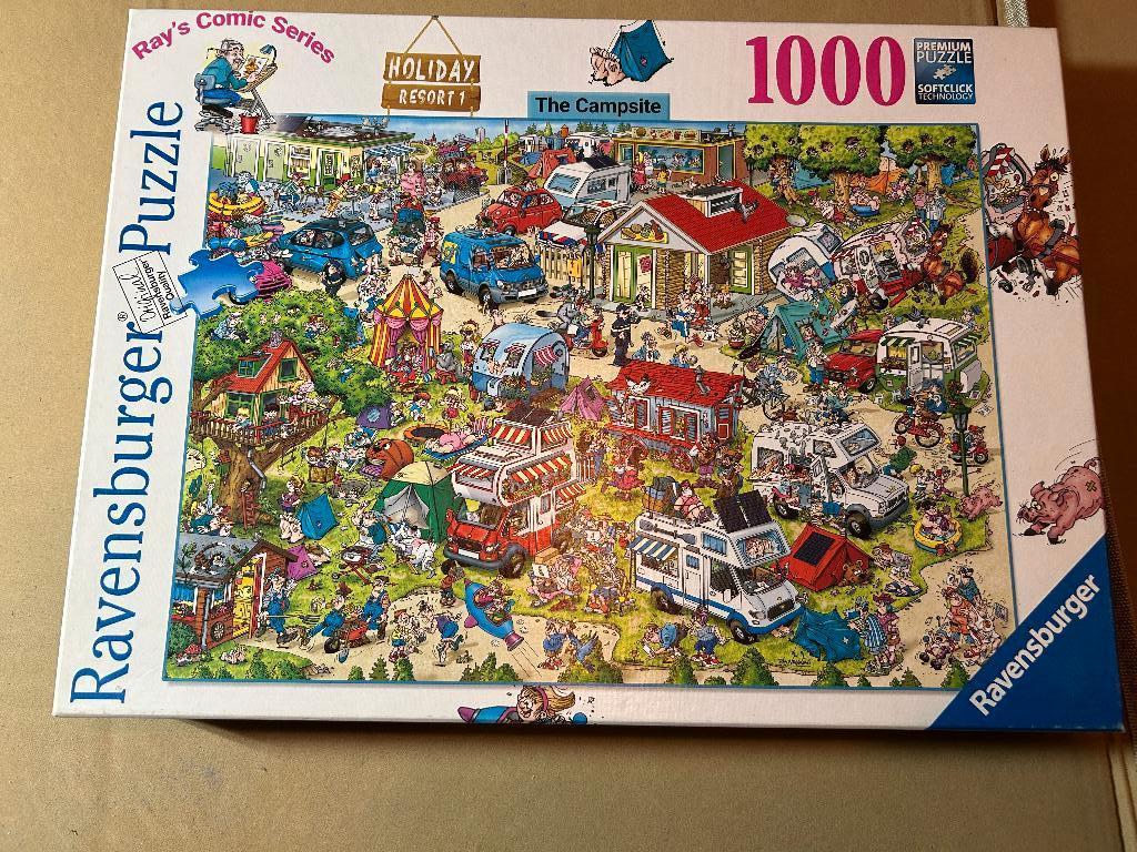 puzzel holiday 1000 stukjes, Ophalen of Verzenden, 500 t/m 1500 stukjes, Zo goed als nieuw, Legpuzzel