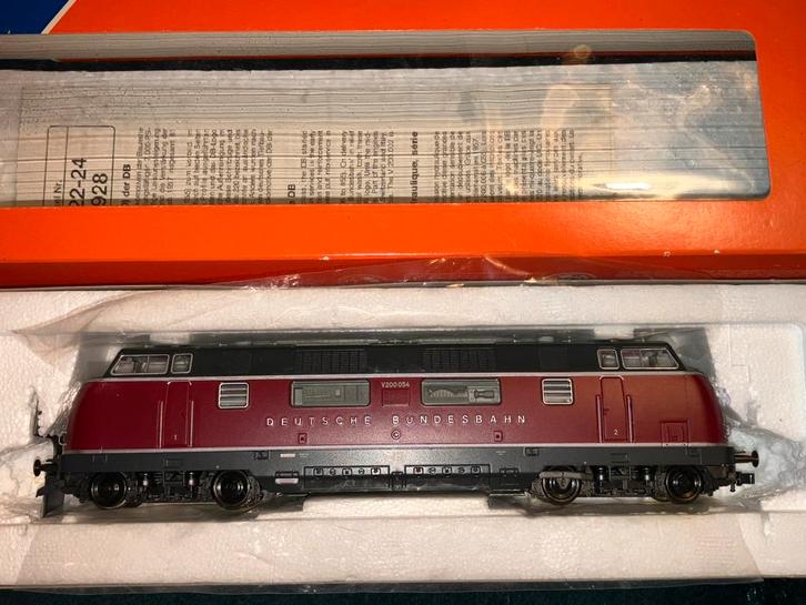 Roco DB BR V200 Locomotief - Zo goed als nieuw 43522 200 054, Hobby en Vrije tijd, Modeltreinen | H0, Zo goed als nieuw, Locomotief