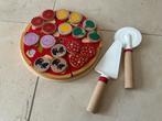 Houten Speelgoed Pizza Set, Ophalen of Verzenden, Gebruikt, Hout, Speelkeuken-accessoire