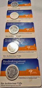 Nederland 2008 Architectuur Vijfje 5x 5 Euro UNC, Postzegels en Munten, Munten | Nederland, Ophalen of Verzenden, Euro's, Setje