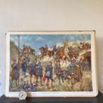 Schoolplaat De Slag bij Nieuwpoort – Isings, Ophalen, Geschiedenis