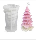 Kerstboom diy kaars mallen - 2 stuks, Ophalen of Verzenden, Nieuw
