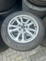 Originele Lichtmetalen Ford Connect wielenset NETJES!, Auto-onderdelen, Banden en Velgen, 16 inch, Banden en Velgen, All Season