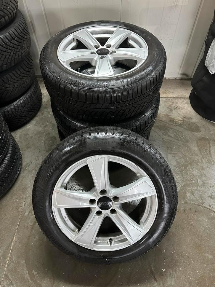 Winterset 17 inch Continental 225/55R17 | VW Audi Seat Skoda, Auto-onderdelen, Banden en Velgen, Banden en Velgen, Winterbanden