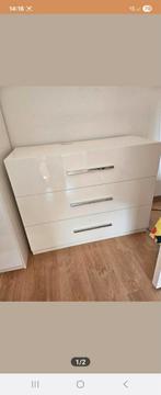 Ladenkast wit hoogglans, Ophalen, Zo goed als nieuw, 25 tot 50 cm, Minder dan 100 cm