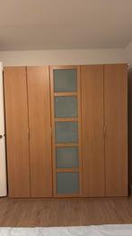 Kast kledingkast 2 meter breed, 221 meter hoog, Ophalen, Gebruikt, 200 cm of meer, 150 tot 200 cm