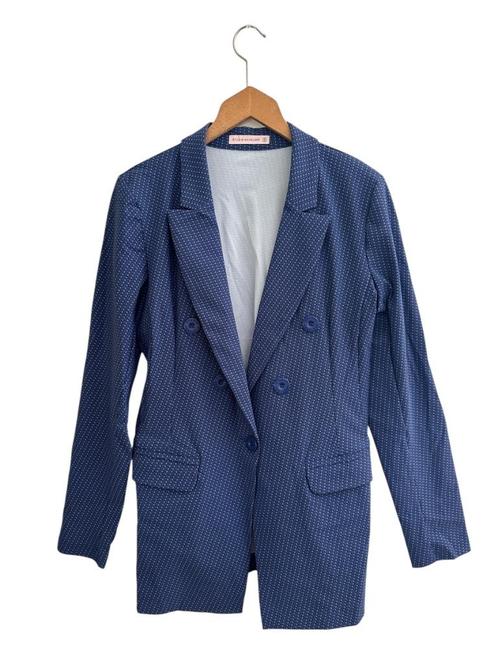 Studio Anneloes blazer M, Kleding | Dames, Jasjes, Kostuums en Pakken, Zo goed als nieuw, Maat 38/40 (M), Blauw, Ophalen of Verzenden