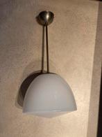 Art Deco Hanglamp - Melkglas, Huis en Inrichting, Lampen | Hanglampen, Ophalen, Gebruikt, Glas, 50 tot 75 cm