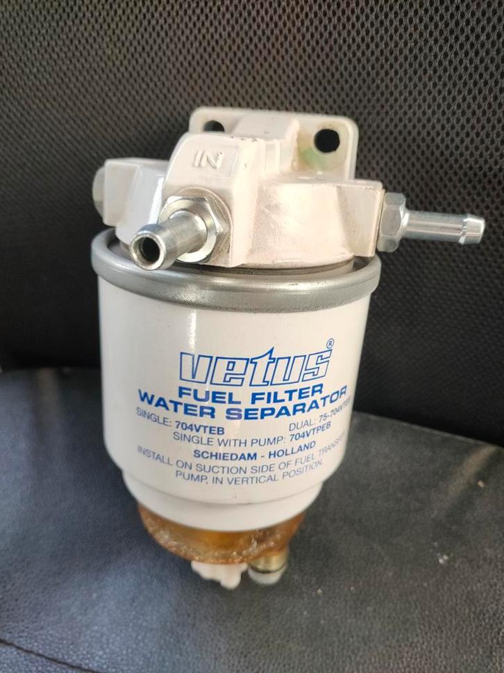Brandstoffilter Waterafscheider - Vetus 704VTEB, Watersport en Boten, Bootonderdelen, Gebruikt, Motor en Techniek, Zeilboot of Motorboot