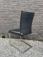 8 zwarte eetkamer stoelen, Ophalen, Zwart, Leer, Vijf, Zes of meer stoelen