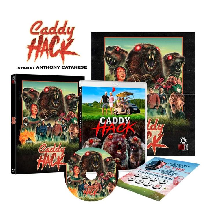 Caddy Hack (2023) Collector's Edition, Killer Golf, Blu-ray!, Cd's en Dvd's, Blu-ray, Nieuw in verpakking, Horror, Boxset, Verzenden