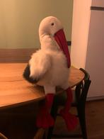 Super leuke grote pluche ooievaar, Ophalen of Verzenden, Zo goed als nieuw, Overige typen