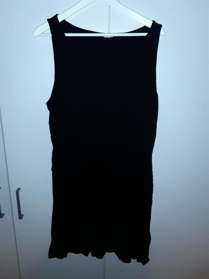 H&M Basic Zwart Jurkje Met Ronde Hals Maat XL, Kleding | Dames, Jurken, Nieuw, Maat 46/48 (XL) of groter, Zwart, Boven de knie