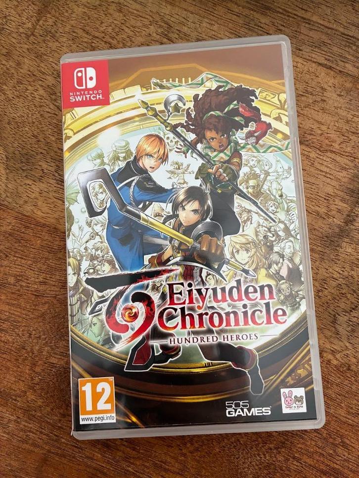 Eiyuden Chronicle: Hundred Heroes (Nintendo Switch), Spelcomputers en Games, Games | Nintendo Switch, Zo goed als nieuw, 1 speler