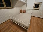 Twijfelaar bed 140x200, Huis en Inrichting, Slaapkamer | Bedden, Ophalen, Wit, 140 cm, Zo goed als nieuw