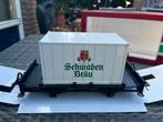 LGB 4003SB Schwaben Bräu container wagon zeldzaam ZGAN, Gelijkstroom, Wagon, Ophalen of Verzenden, Zo goed als nieuw