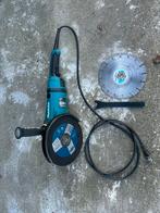 Makita Haakse Slijper 230mm, Doe-het-zelf en Verbouw, Gereedschap | Schuurmachines, Ophalen of Verzenden, Gebruikt, 1200 watt of meer