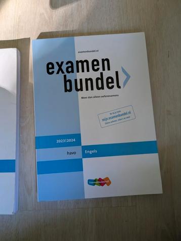 Examen bundel Engels Havo 2023 - 24 beschikbaar voor biedingen