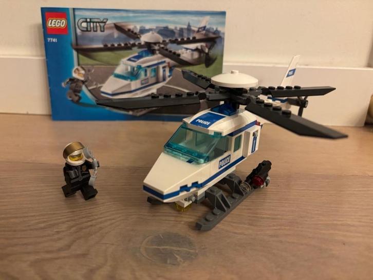 LEGO city 7741 Politiehelicopter, Kinderen en Baby's, Speelgoed | Duplo en Lego, Gebruikt, Lego, Complete set, Ophalen of Verzenden