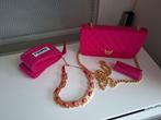 Roze tas met accessoires - Prime collection, Ophalen of Verzenden, Zo goed als nieuw, Roze, Overige merken