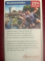 Wunderland Kalkar Voordeelbon, Tickets en Kaartjes, Drie personen of meer, Kortingskaart